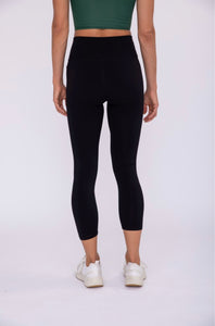 Mono B Cropped Black Ultra Form Fit Leggings