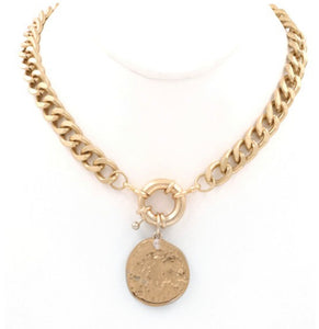 Medallion Chunk Necklace