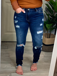 Delia Distressed Skinny KanCan Jeans