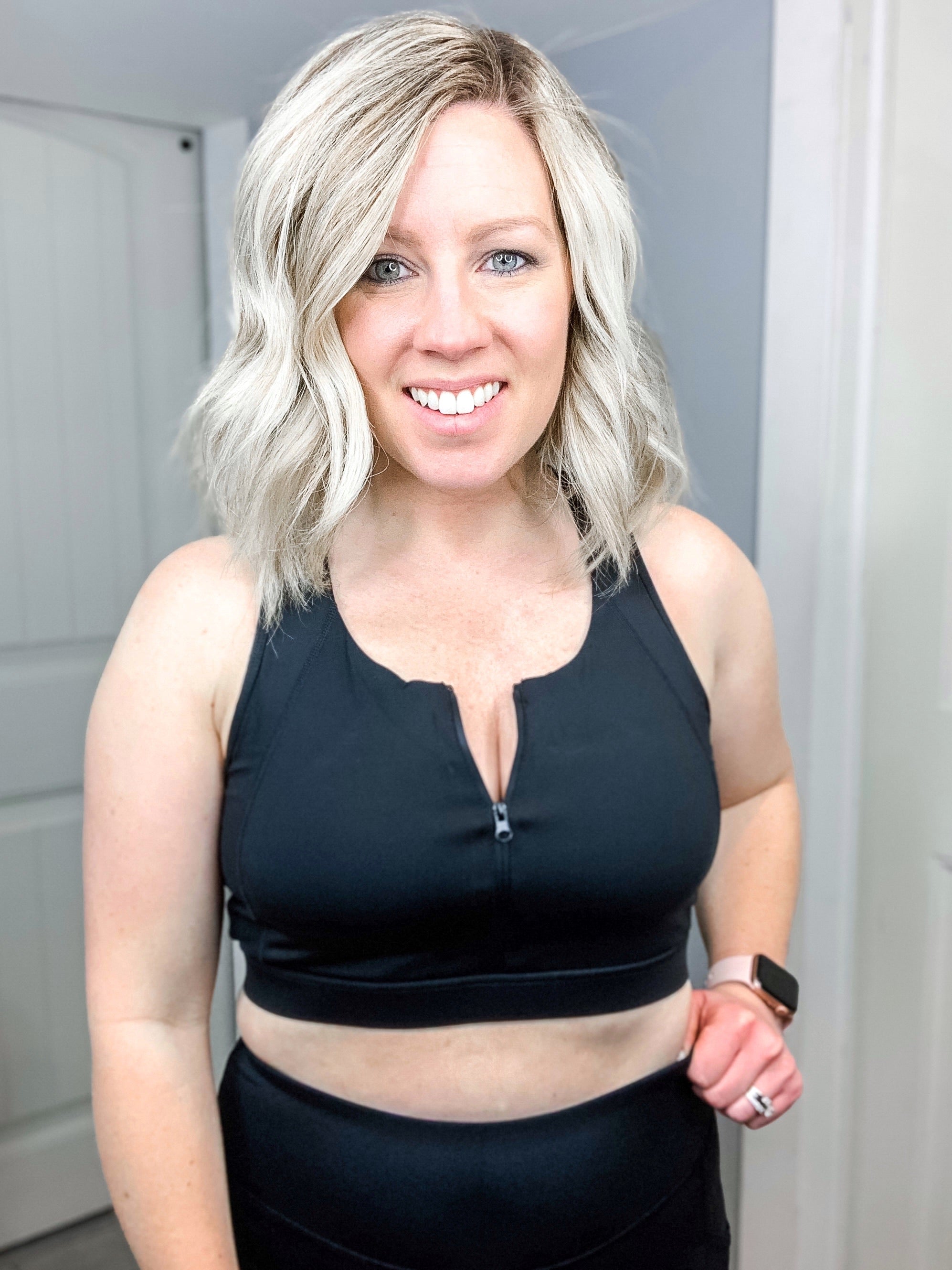 Zena Zip Sports Bra