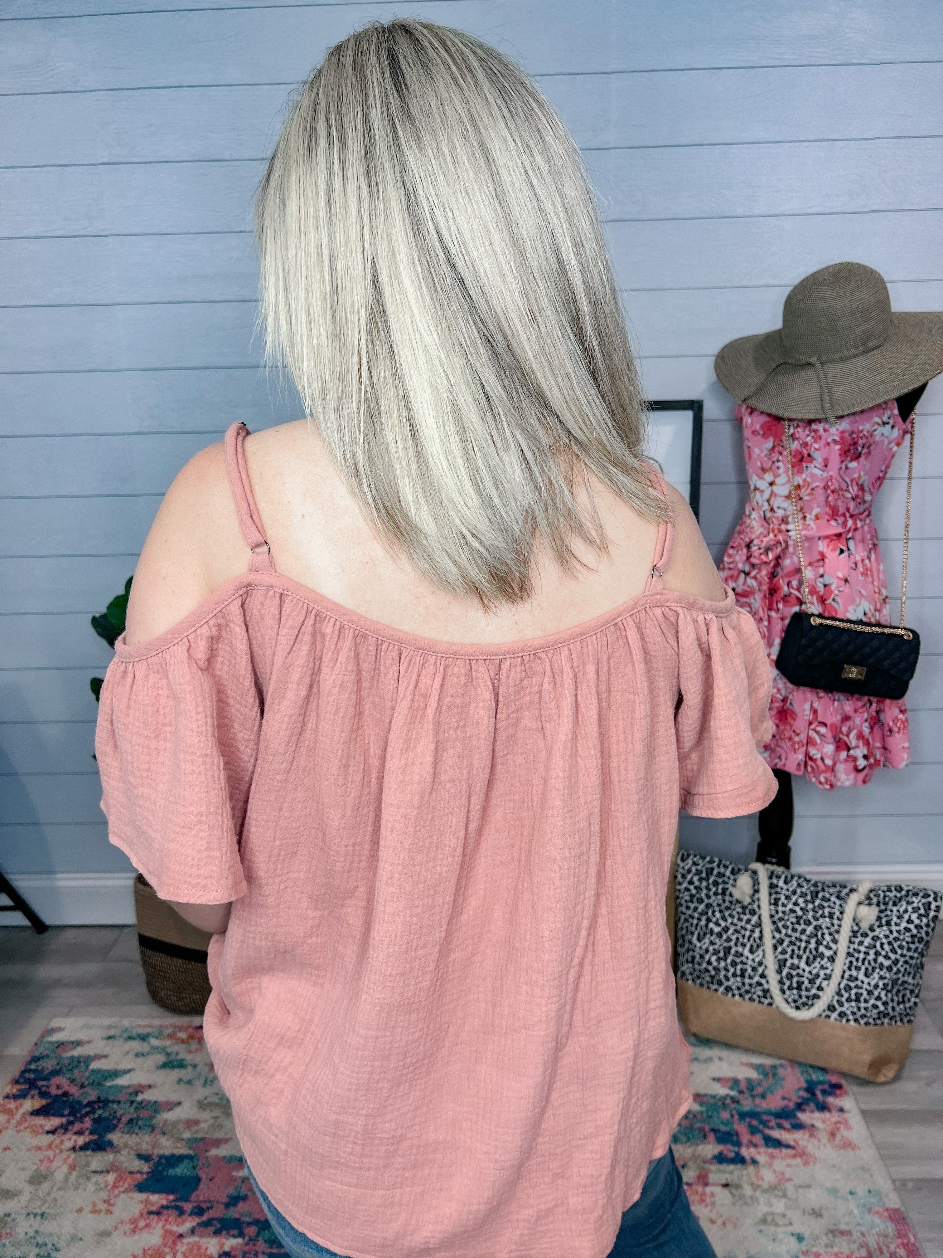 Wild Child Mauve Off Shoulder Top