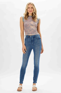 Cool as a Cucumber Tummy Control Judy Blue Jeans