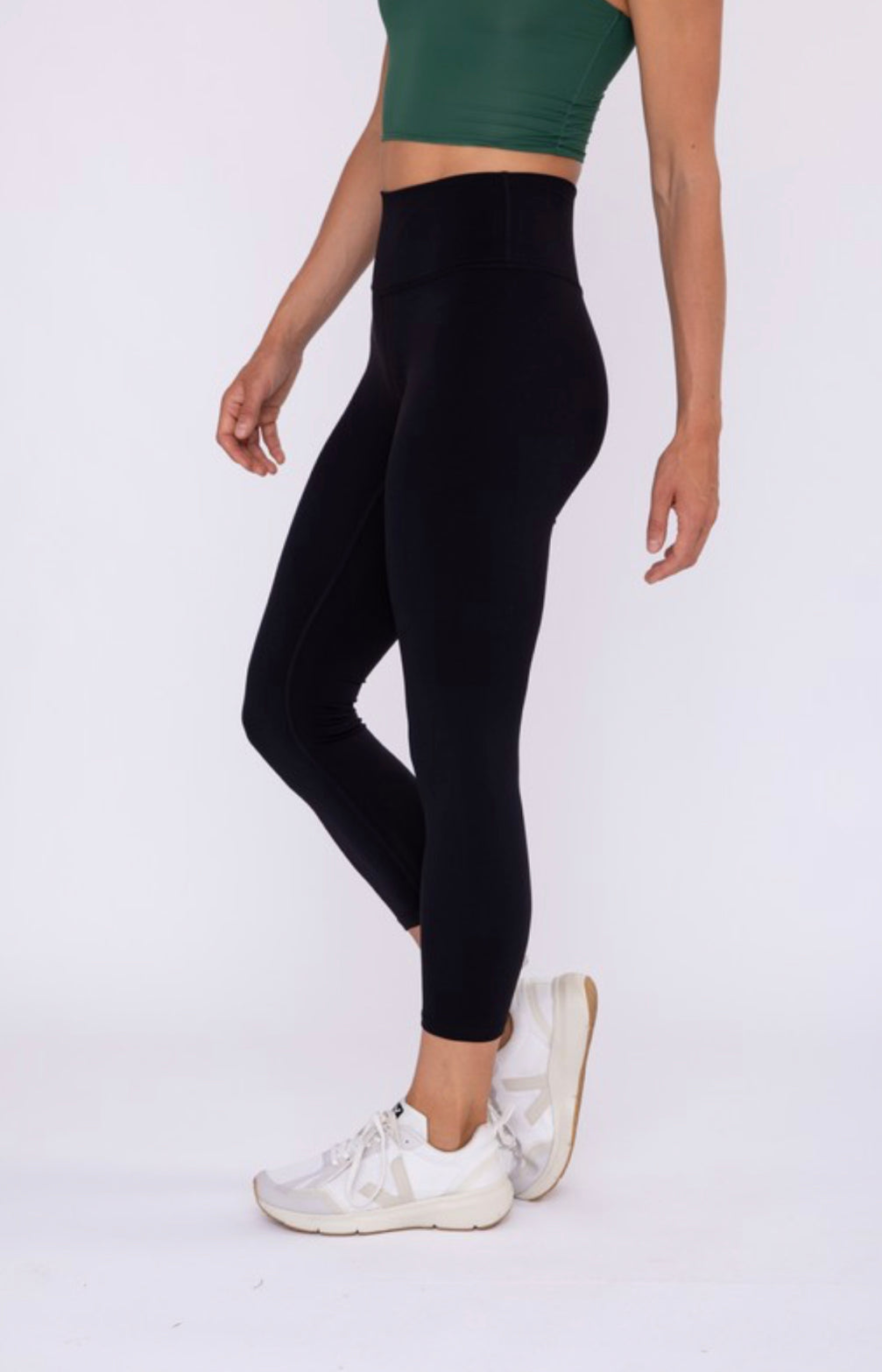 Mono B Cropped Black Ultra Form Fit Leggings