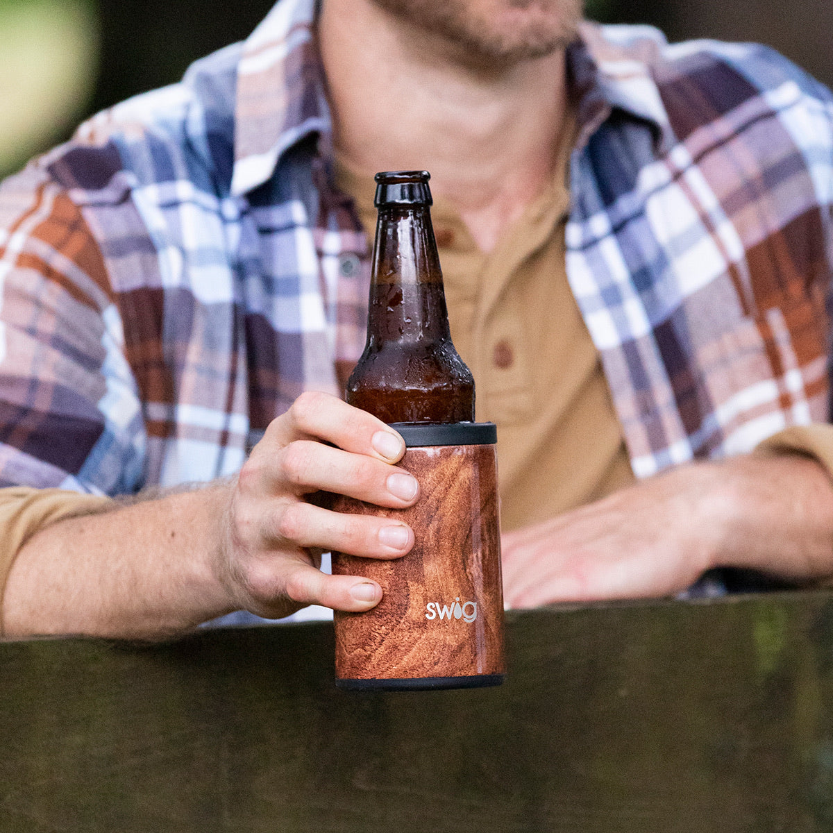 Swig Life™ Black Walnut Combo Can & Bottle Cooler