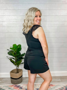 Like a Glove Black Romper