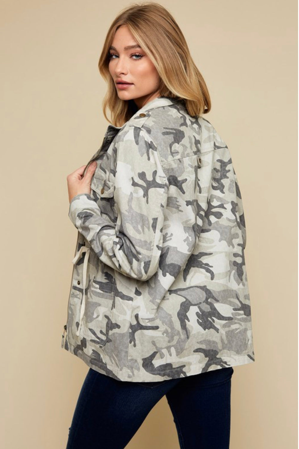 Grey Camo Jacket