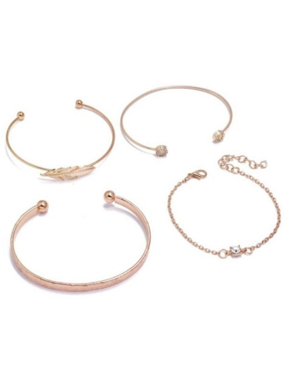 Light as a Feather Bracelet Stack