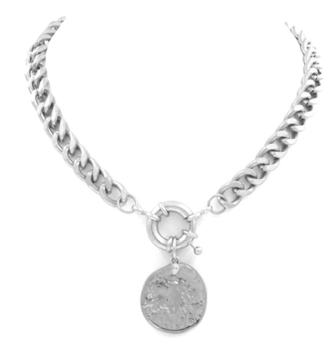 Medallion Chunk Necklace