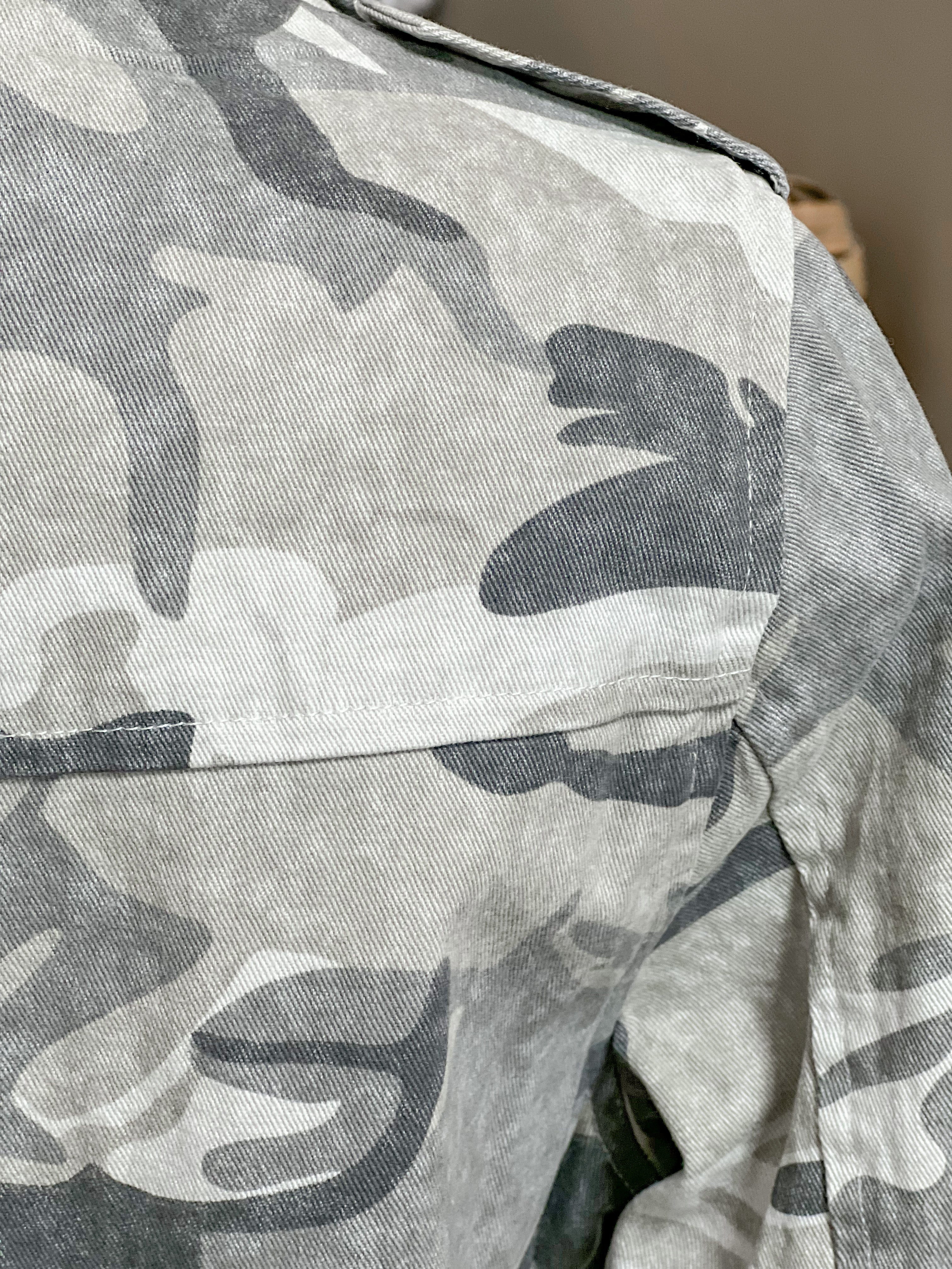 Grey Camo Jacket