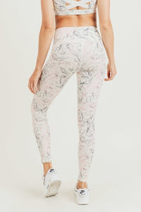 Light Marbled Athletic Leggings