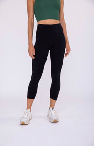 Mono B Cropped Black Ultra Form Fit Leggings