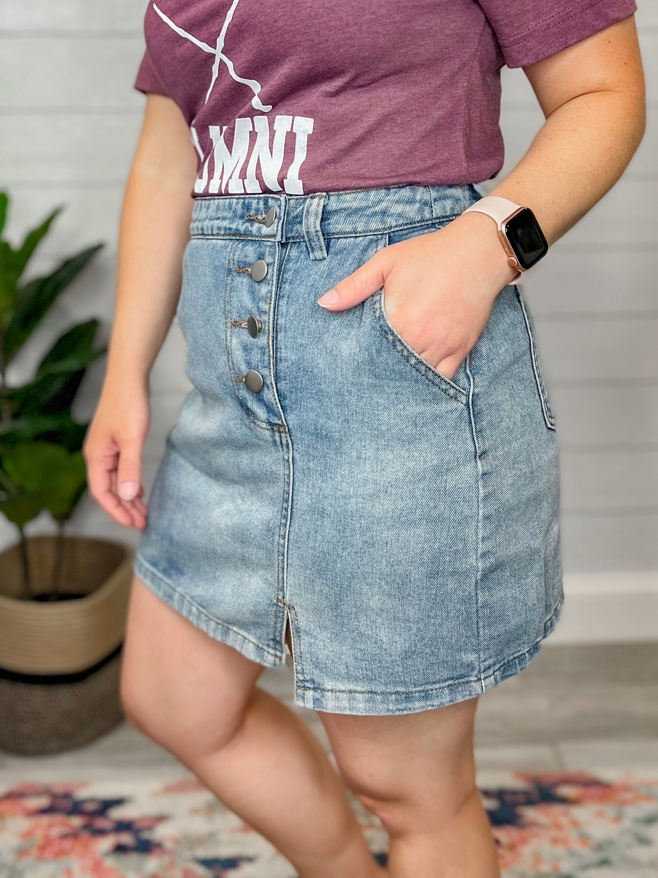 Barbie Girl Denim Mini Skirt