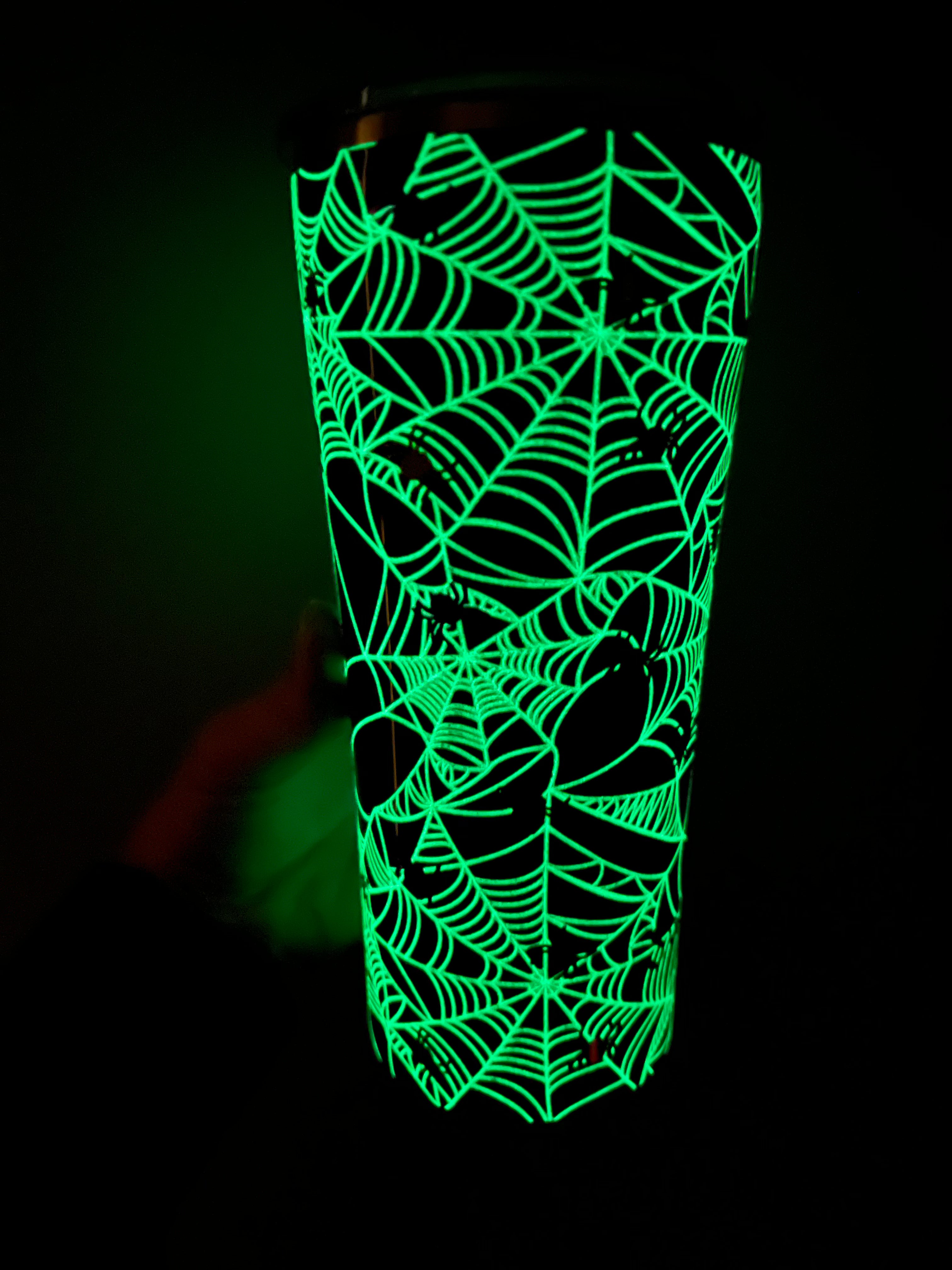 Ace of Gray - Check out our NEW Swig Life Itsy Bitsy Glow In The Dark Cups!  This pattern is perfect for all of the Halloween Lovers! Stop by and get  yours