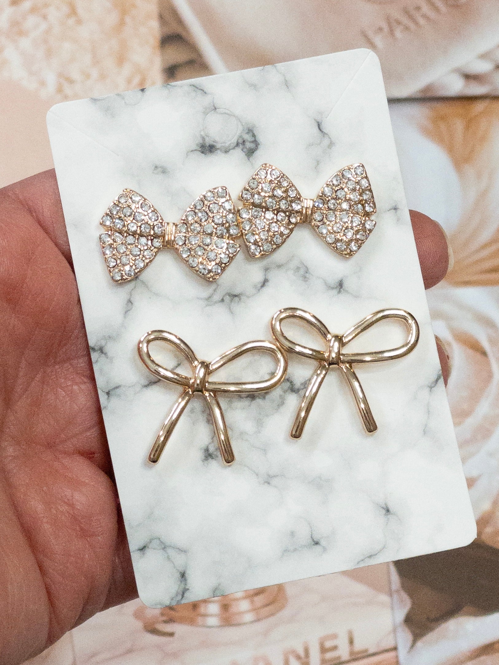 Put a Bow on it Earring Duo