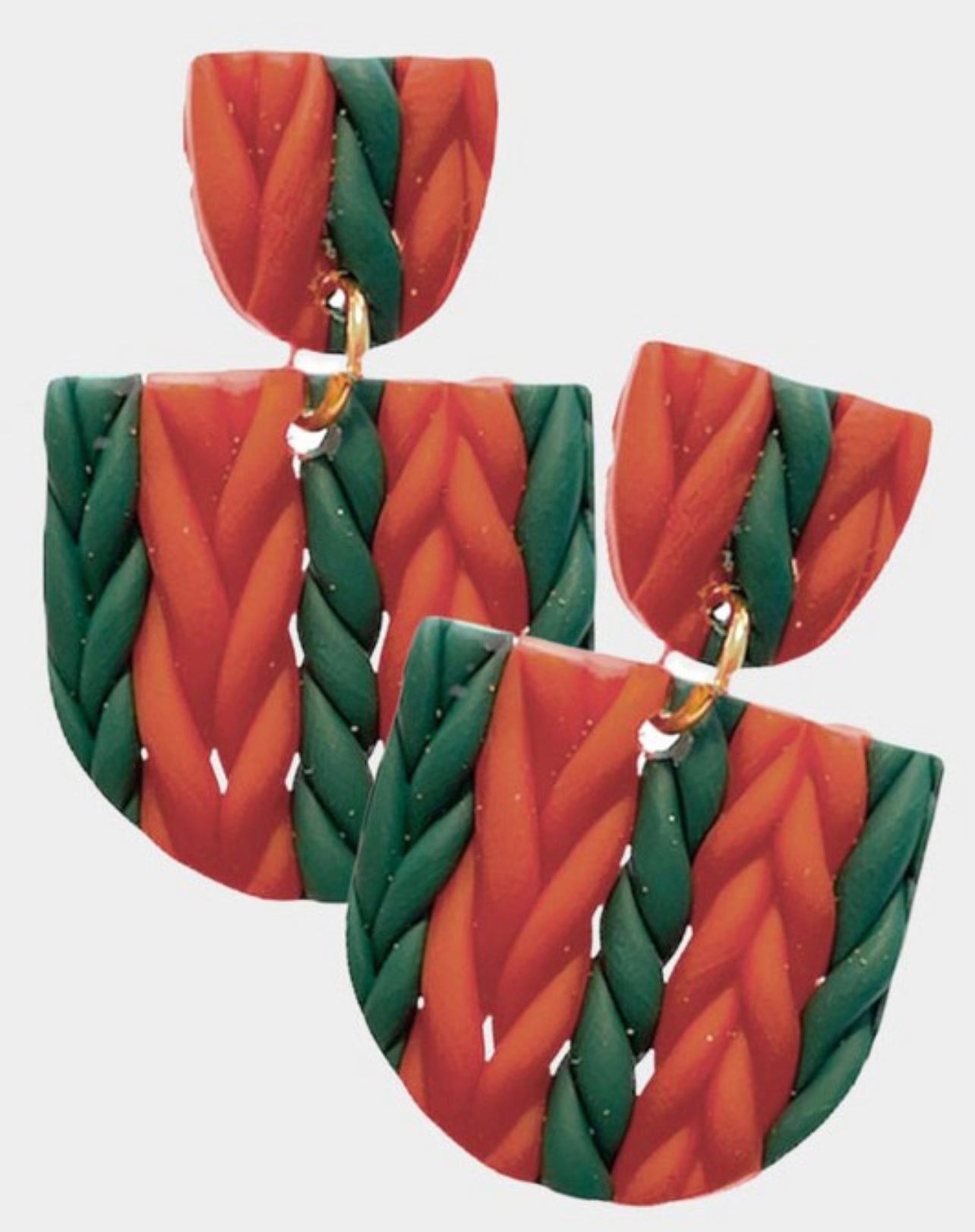 Noel Braided Clay Earrings