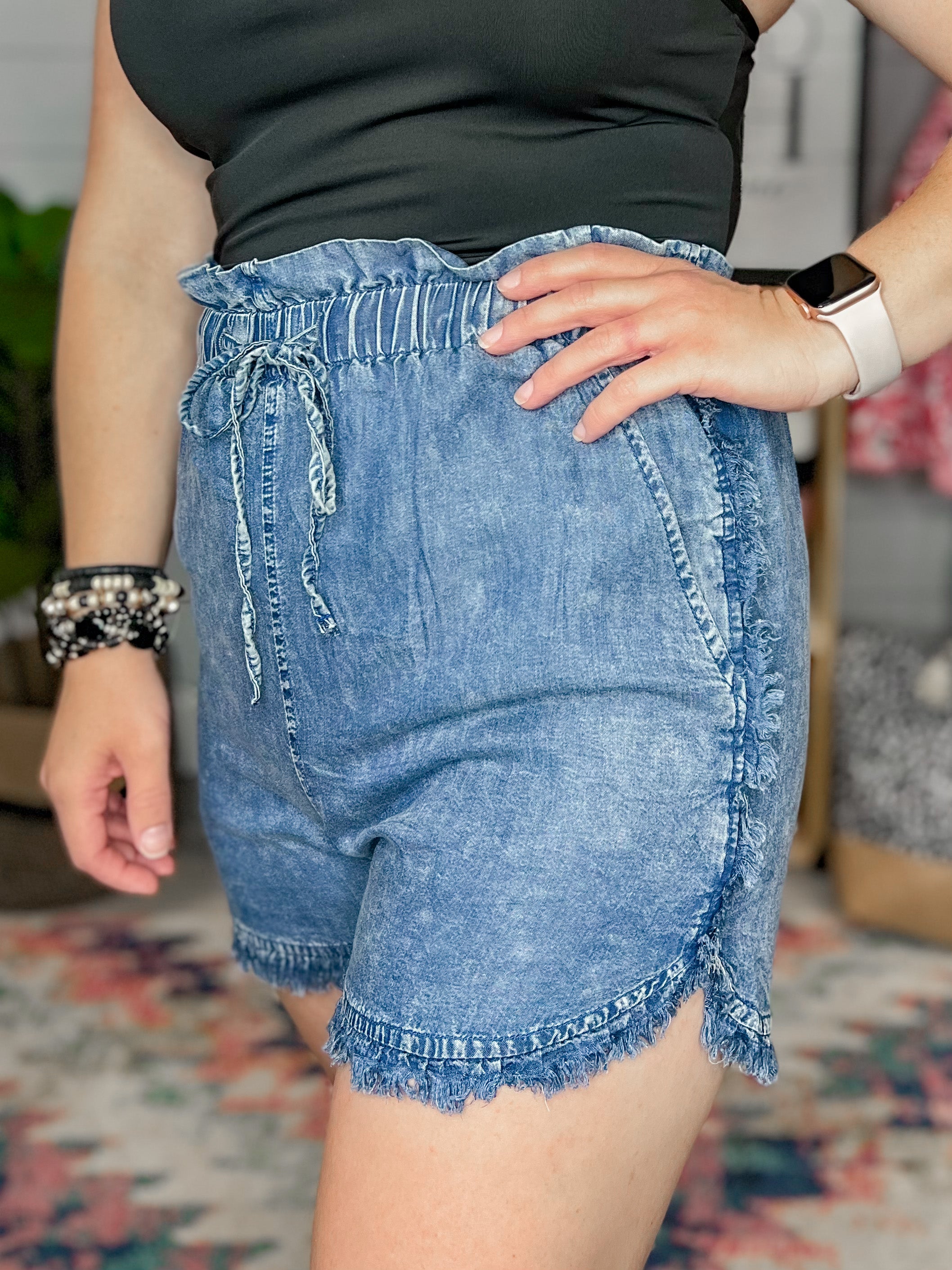 All the Frills Paperbag Shorts