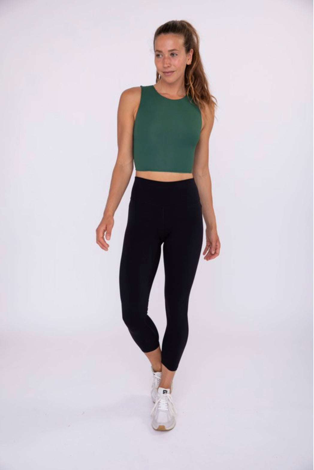 Mono B Cropped Black Ultra Form Fit Leggings