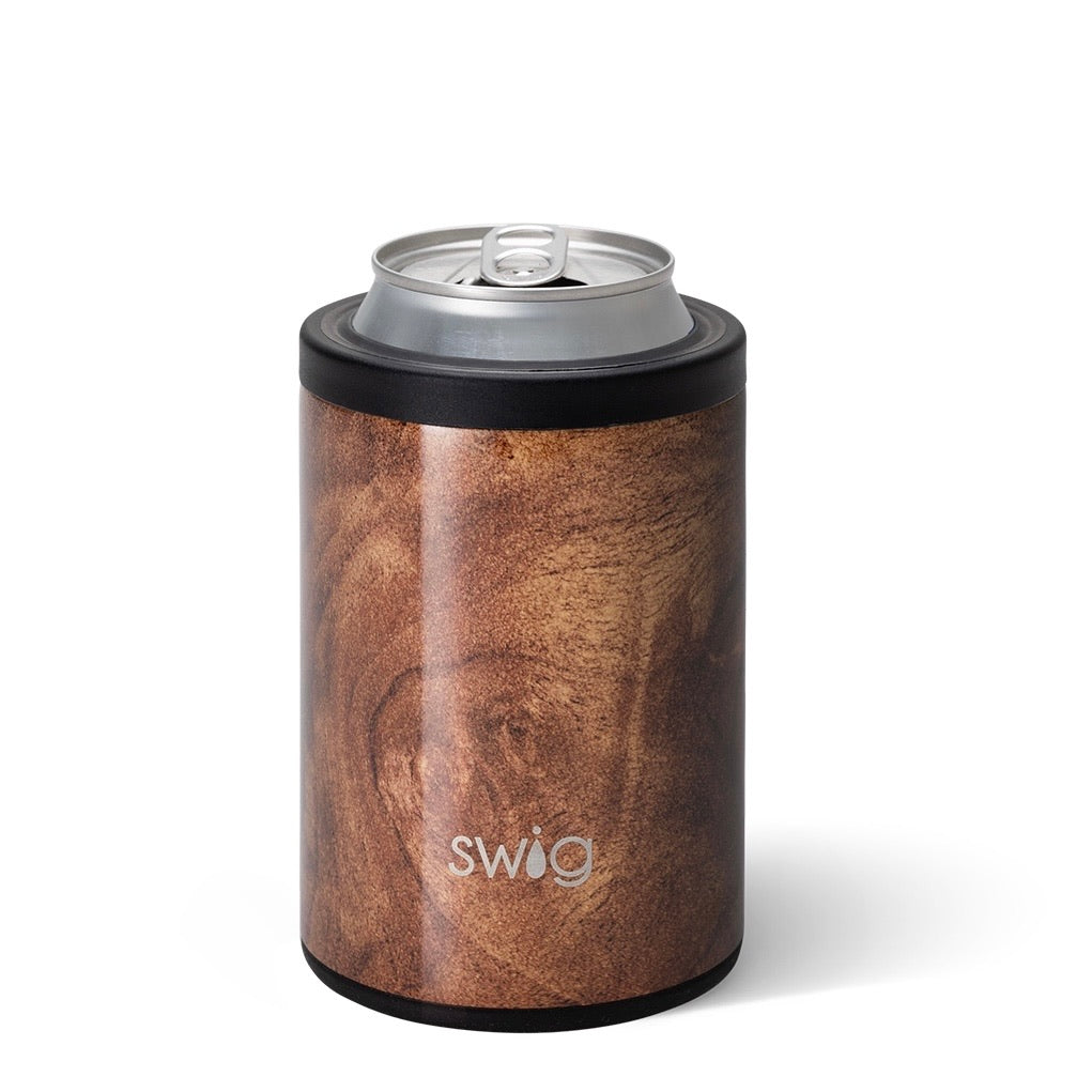 Swig Life™ Black Walnut Combo Can & Bottle Cooler