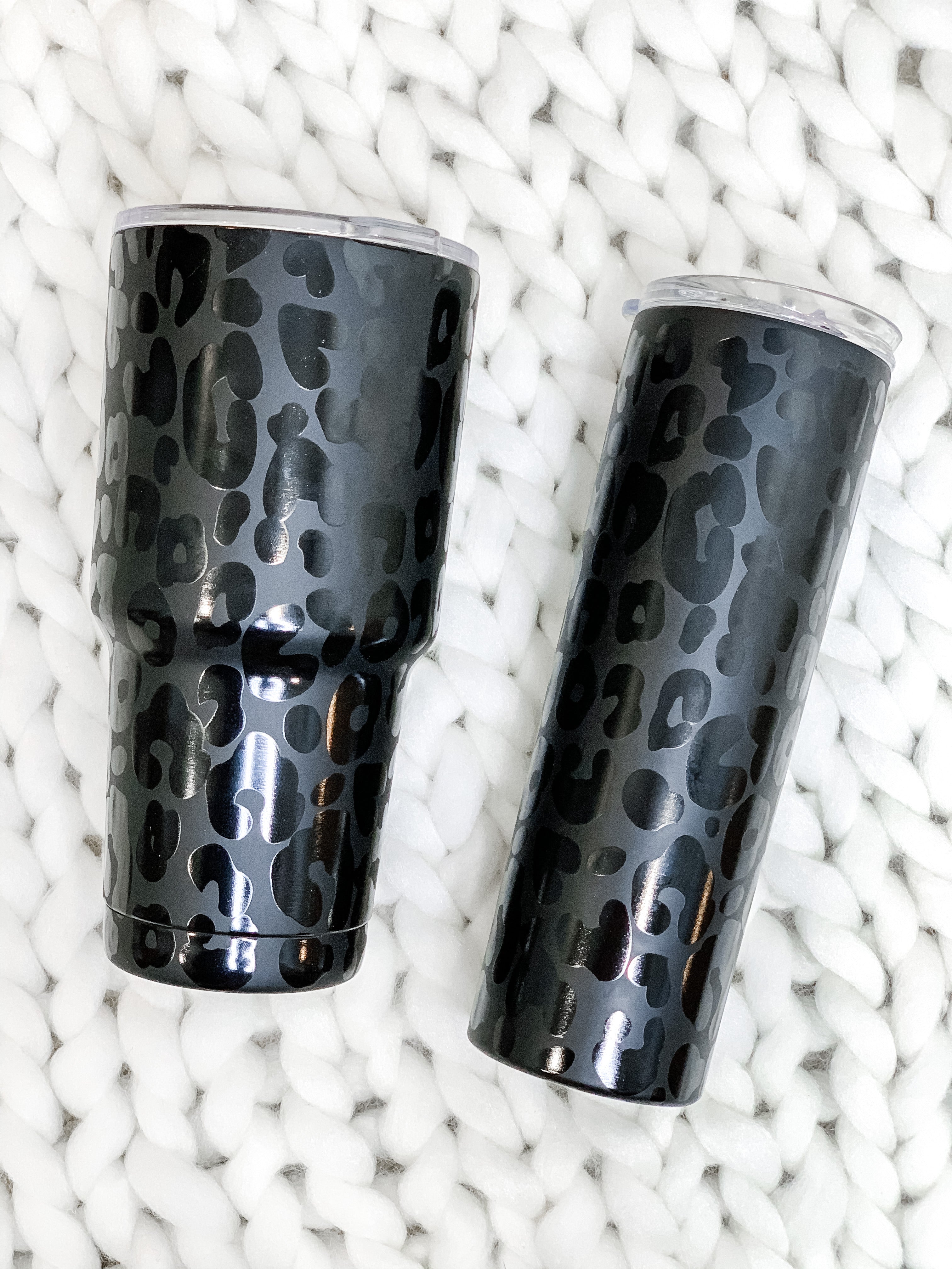 Blackout Leopard Tumbler