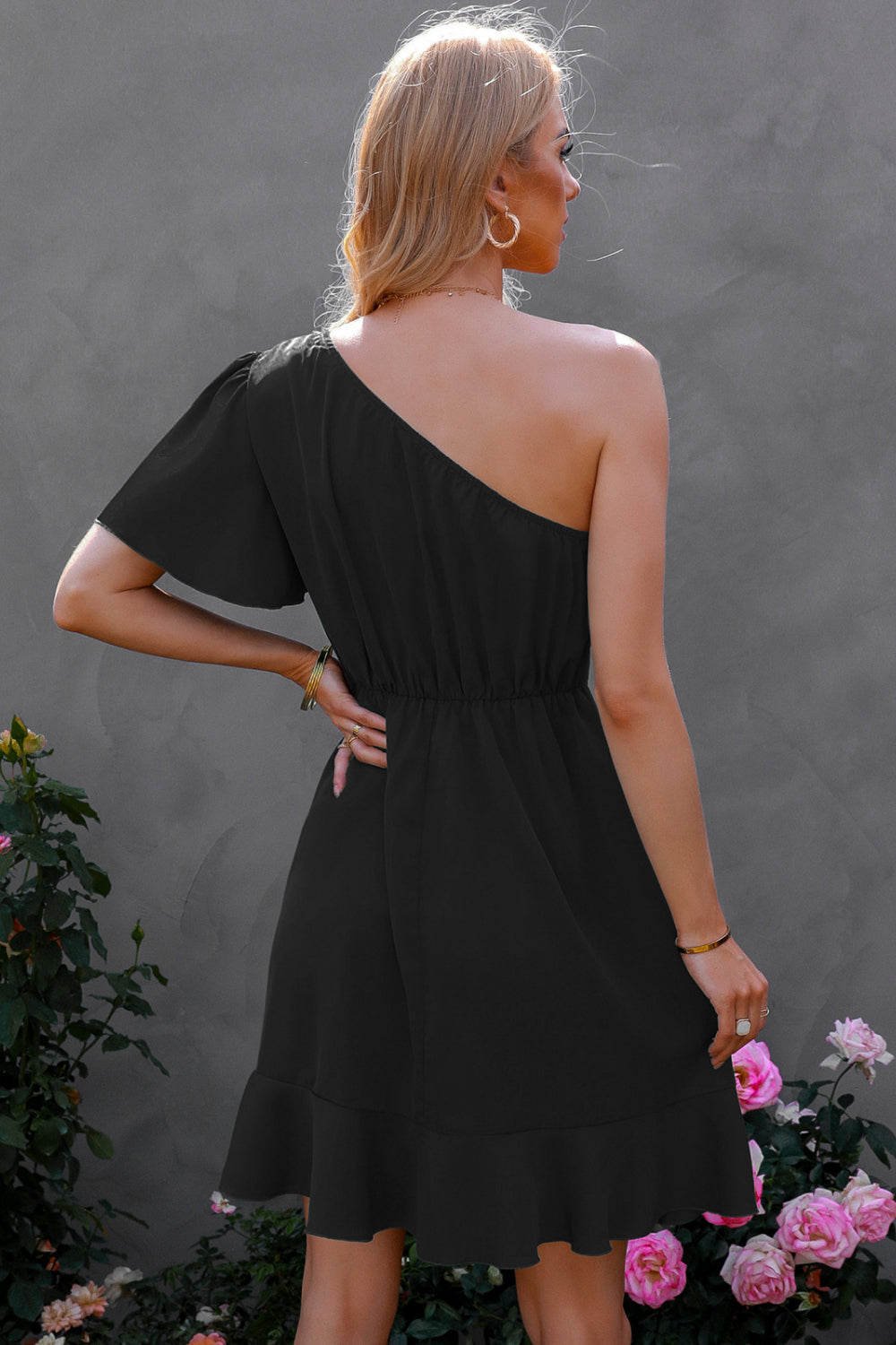 Sealed with a Kiss One-Shoulder Dress