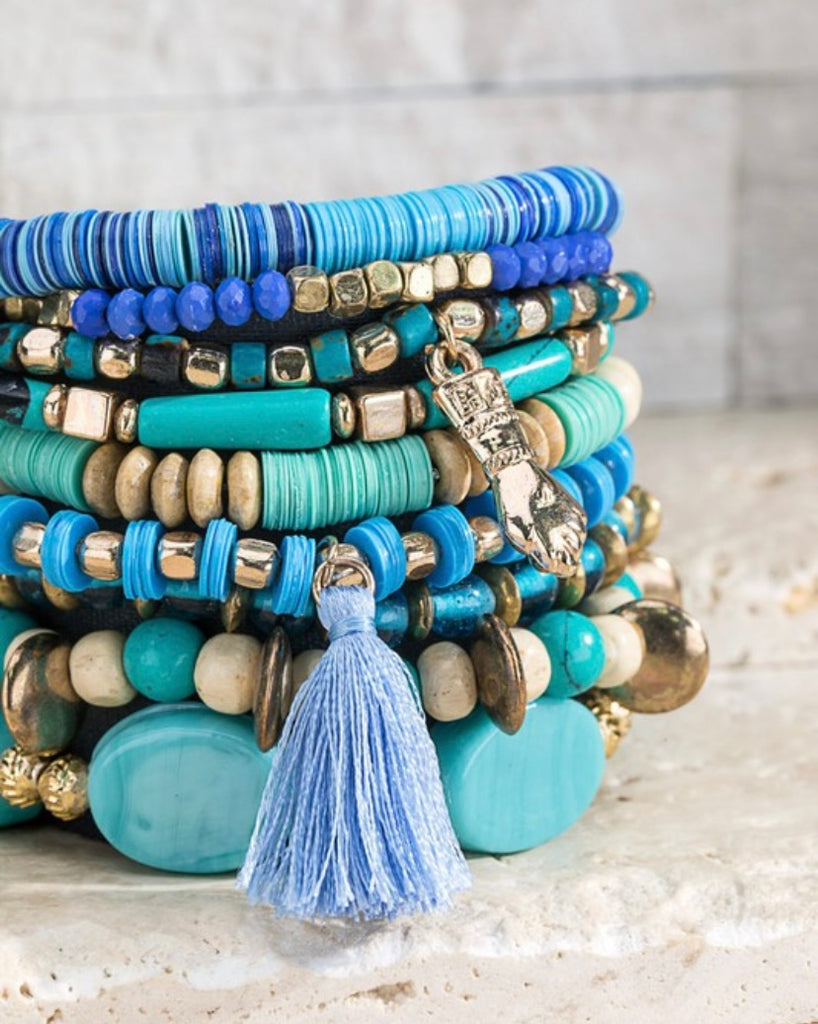 Eva 9 Piece Bracelet Stack